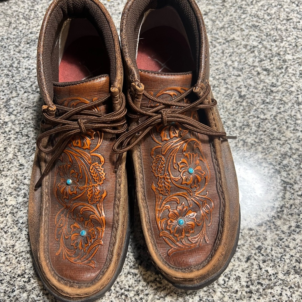 Brown Leather Womens Shoes